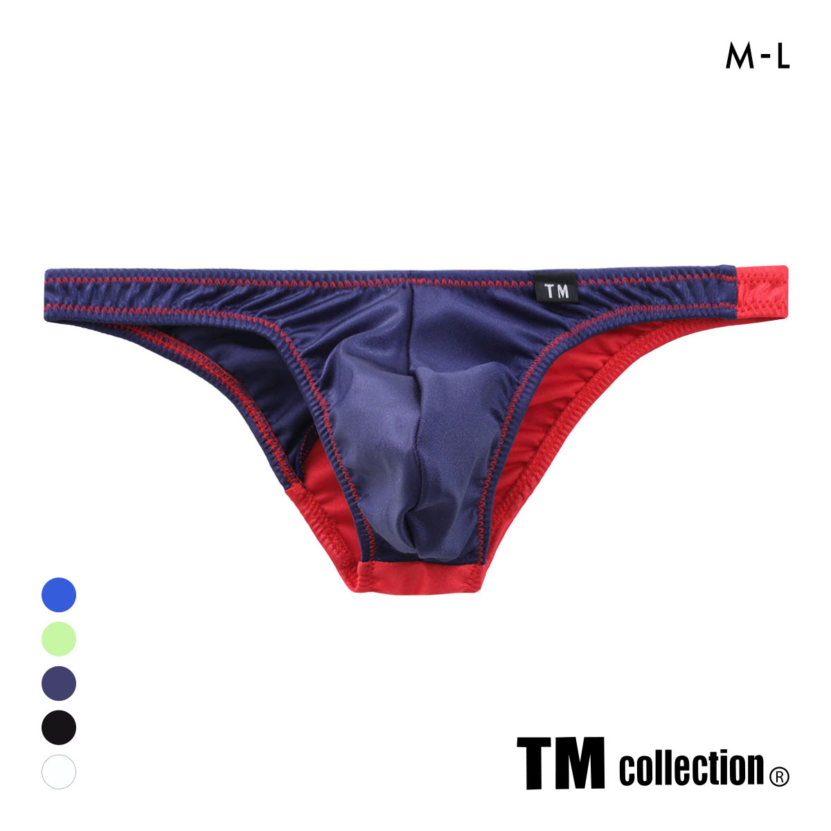 ティーエム コレクション WET 2tone Sporty BIKINI ビキニ TM collection(NV-ネイビー-M)
