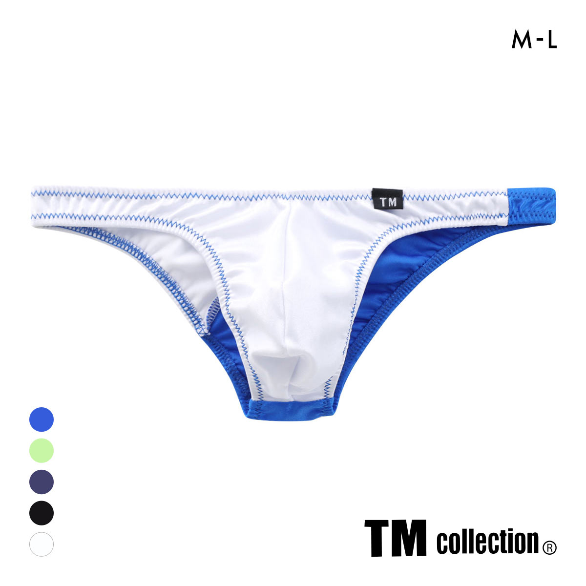 ティーエム コレクション WET 2tone Sporty BIKINI ビキニ TM collection(WH-ホワイト-M)