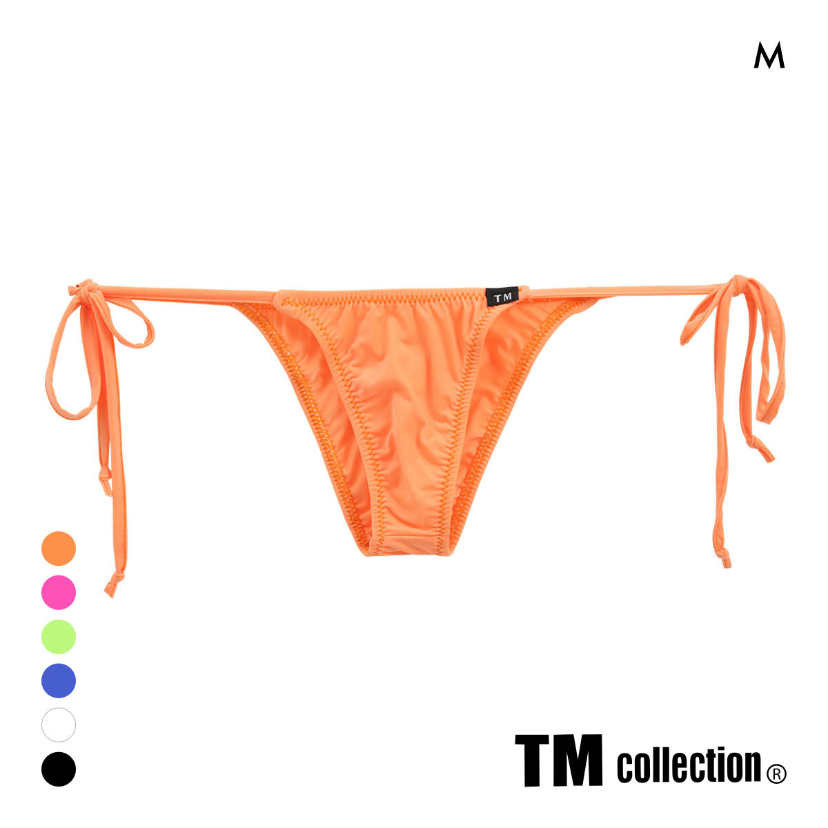 ティーエム コレクション STRIKESKIN side ribbon HB ハーフバック ビキニ メンズ ブリーフ 前とじ TM collection