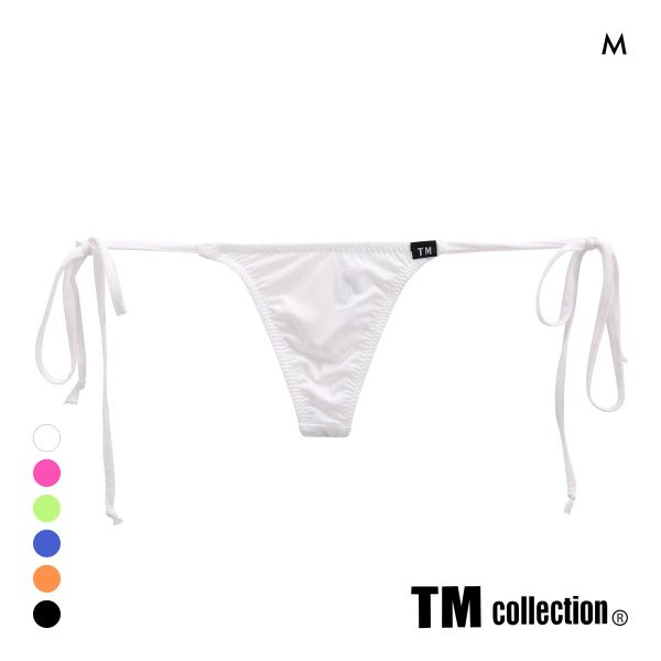 ティーエム コレクション STRIKESKIN side ribbon Tバック ビキニ メンズ ブリーフ 前とじ TM collection