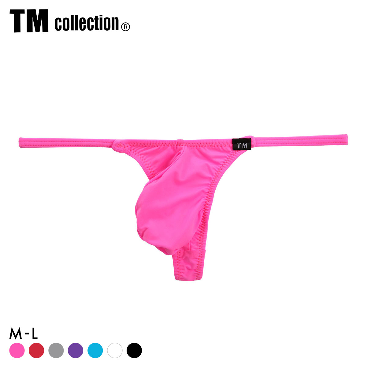 ティーエム コレクション STRIKESKIN protruding cup Tバック BIKINI TM collection STRIKESKIN　ビキニ メンズ(PI-ピンク-M)
