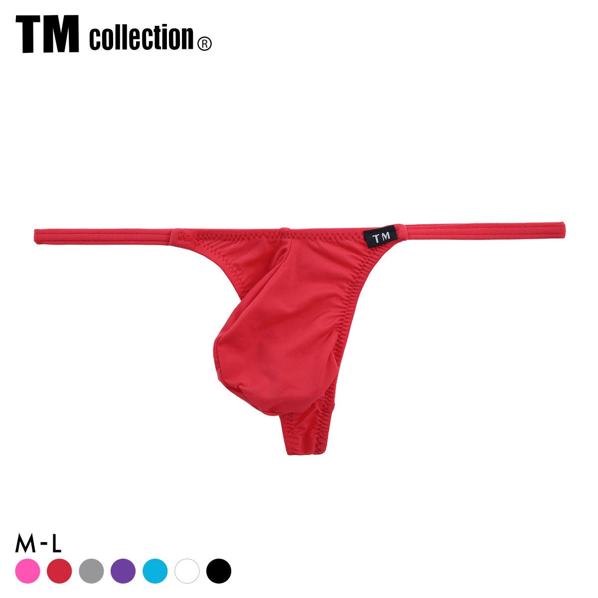 ティーエム コレクション STRIKESKIN protruding cup Tバック BIKINI TM collection STRIKESKIN　ビキニ メンズ(RE-レッド-M)