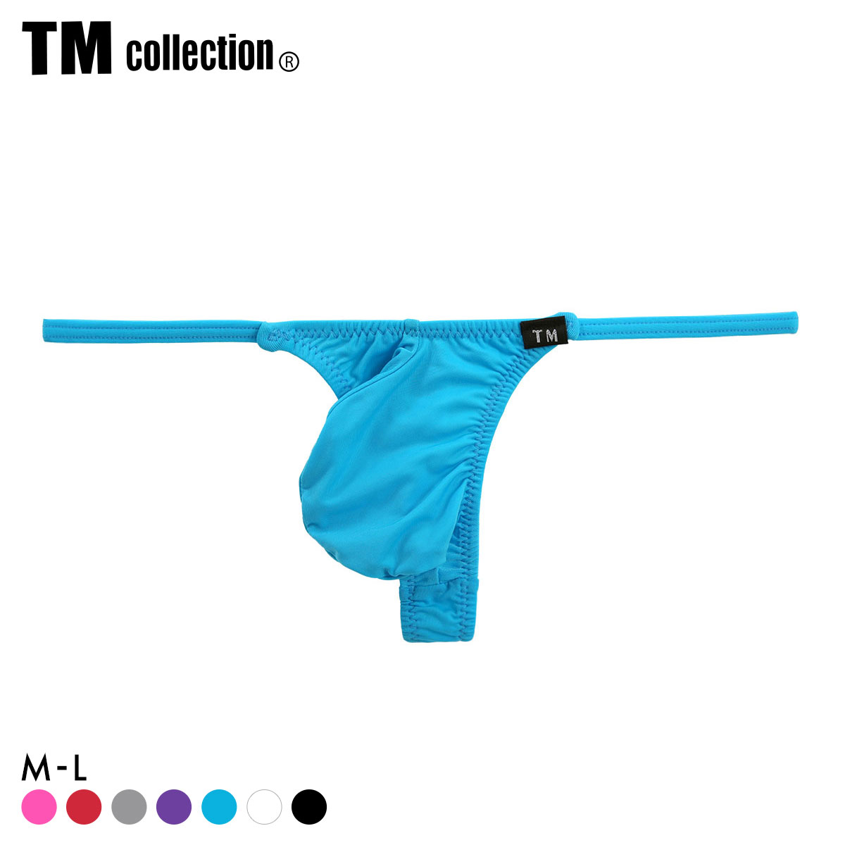 ティーエム コレクション STRIKESKIN protruding cup Tバック BIKINI TM collection STRIKESKIN　ビキニ メンズ(SX-サックス-M)