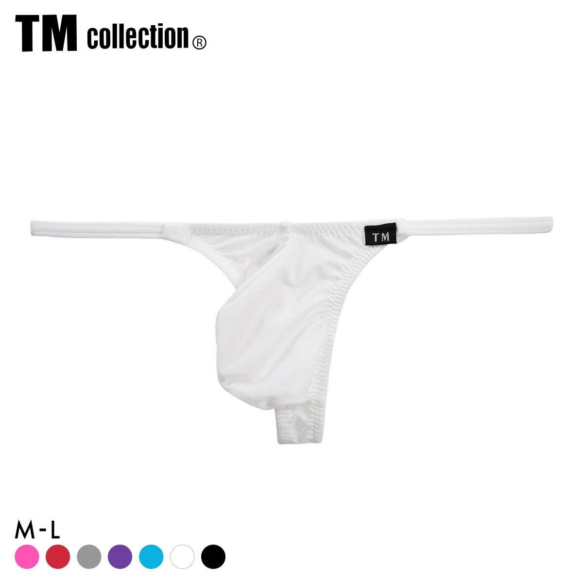 ティーエム コレクション STRIKESKIN protruding cup Tバック BIKINI TM collection STRIKESKIN　ビキニ メンズ(WH-ホワイト-M)