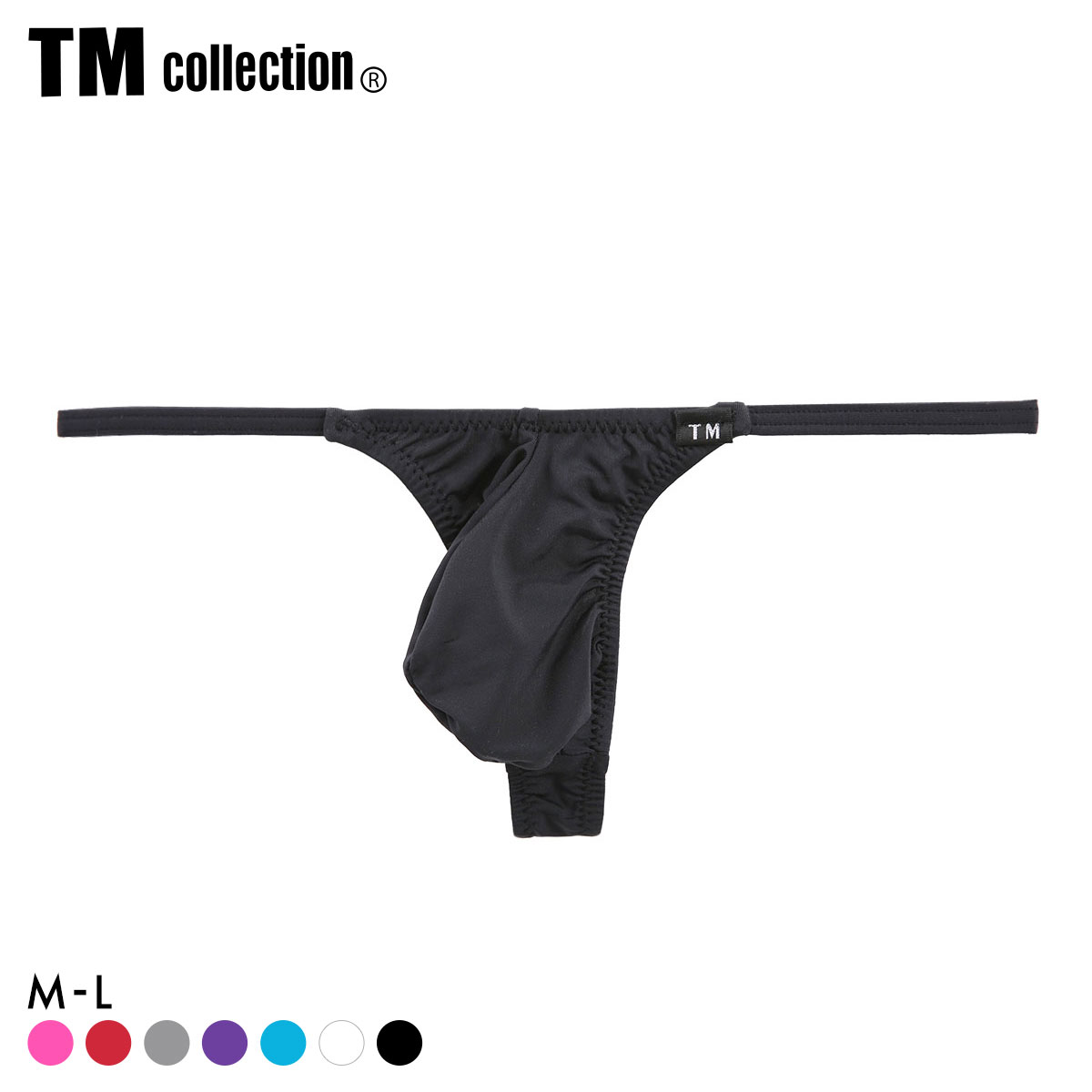 ティーエム コレクション STRIKESKIN protruding cup Tバック BIKINI TM collection STRIKESKIN　ビキニ メンズ(BK-ブラック-M)