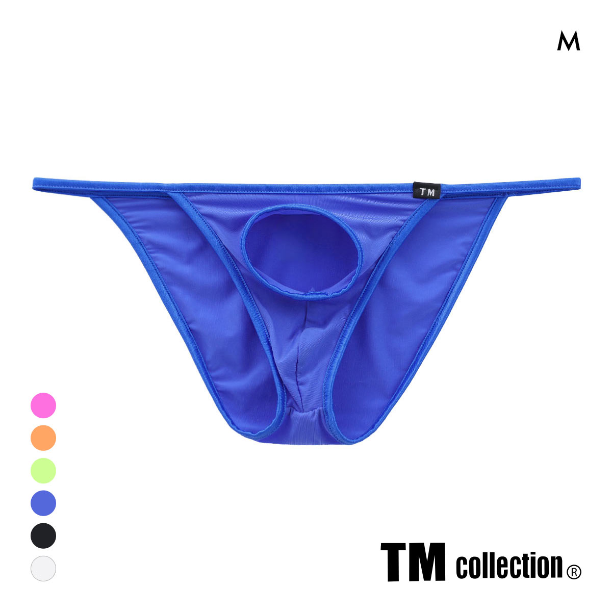 ティーエム コレクション STRIKESKIN パイピング フロントホール HB ハーフバック TM collection(BU-ブルー-M)