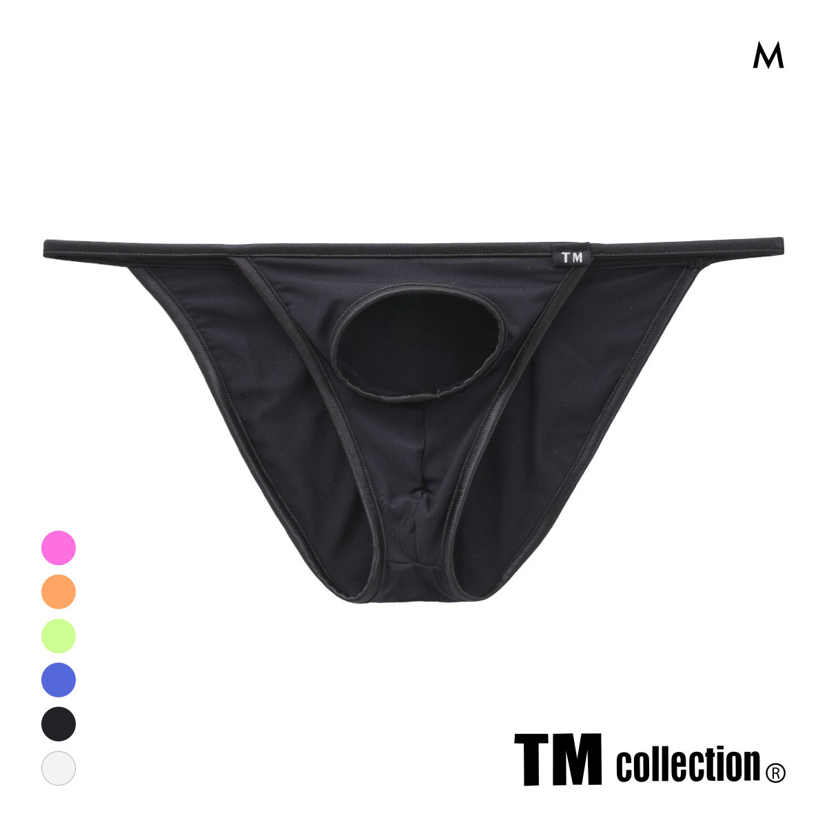 ティーエム コレクション STRIKESKIN パイピング フロントホール HB ハーフバック TM collection(BK-ブラック-M)