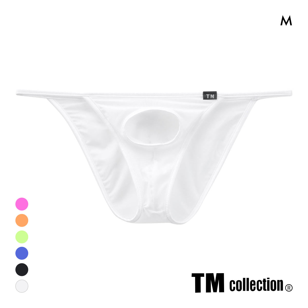 ティーエム コレクション STRIKESKIN パイピング フロントホール HB ハーフバック TM collection(WH-ホワイト-M)