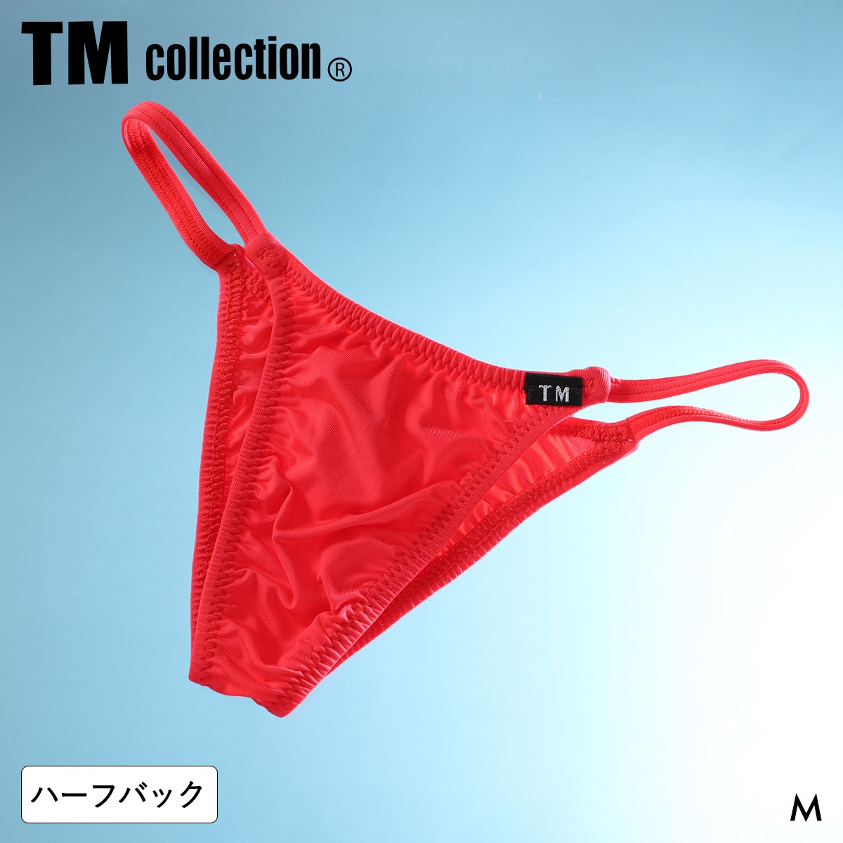 ティーエム コレクション STRIKESKIN side string sexy HB ハーフバック メンズ TM collection(RE-レッド-M)
