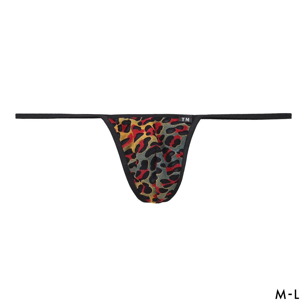 ティーエム コレクション オパール レオパード micro trim G-string Gストリング メンズ TM collection 日本製(RE-レッド-M)