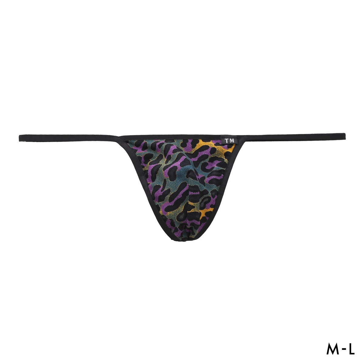 ティーエム コレクション オパール レオパード micro trim G-string Gストリング メンズ TM collection 日本製(PU-パープル-M)