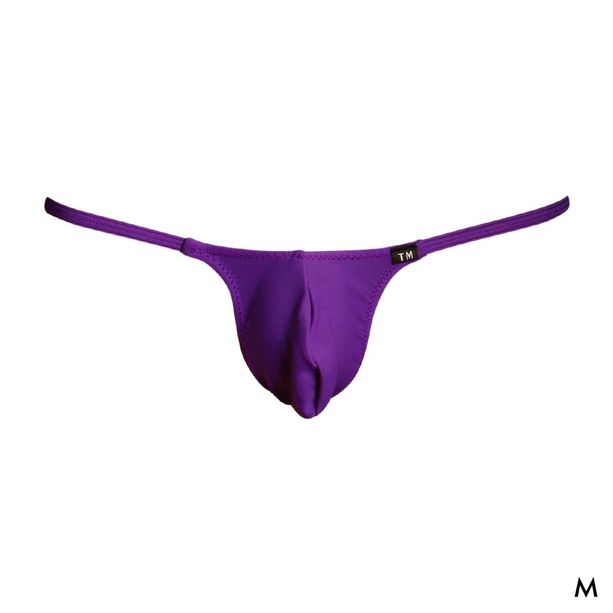 ティーエム コレクション MAT Bulge style HB BIKINI ハーフバック ビキニ メンズ TM collection 日本製(PU-パープル-M)