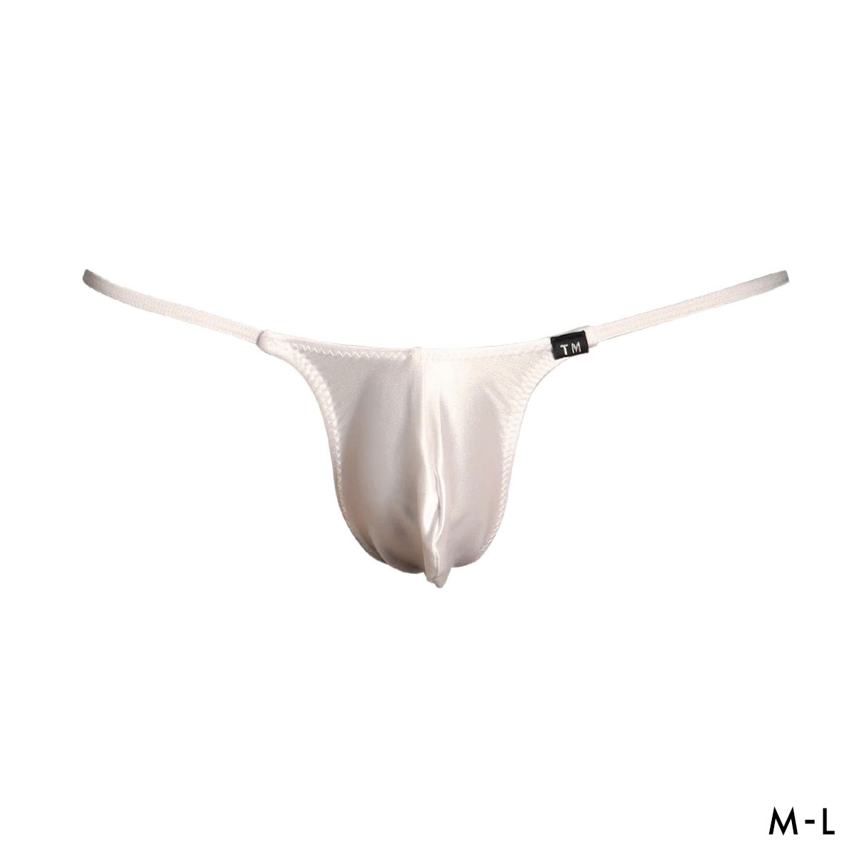 ティーエム コレクション WET Bulge style side string TB Tバック ビキニ メンズ TM collection 日本製(WH-ホワイト-M)
