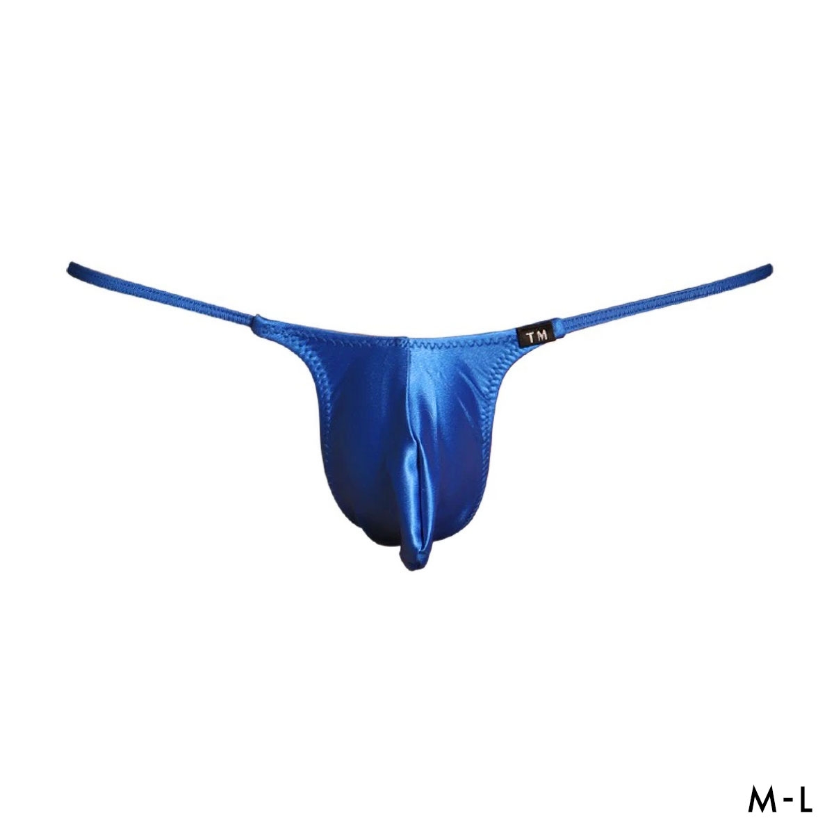 ティーエム コレクション WET Bulge style side string TB Tバック ビキニ メンズ TM collection 日本製(BU-ブルー-M)