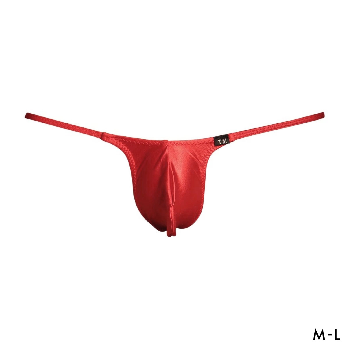 ティーエム コレクション WET Bulge style side string TB Tバック ビキニ メンズ TM collection 日本製(RE-レッド-M)