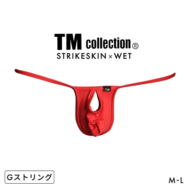 ティーエム コレクション STRIKESKIN x WET Front Hole G-string Tバック ビキニ M ブリーフ メンズ TM Collection 日本製