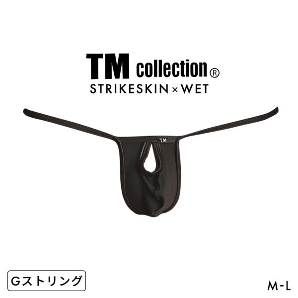 ティーエム コレクション STRIKESKIN x WET Front Hole G-string Tバック ビキニ M ブリーフ メンズ TM Collection 日本製