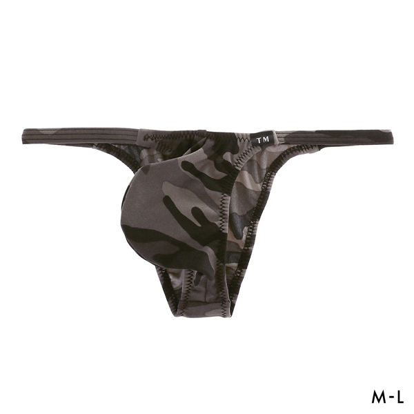 ティーエム コレクション Camouflage Bulge style side string HB ハーフバック ビキニ メンズ 日本製 TM collection