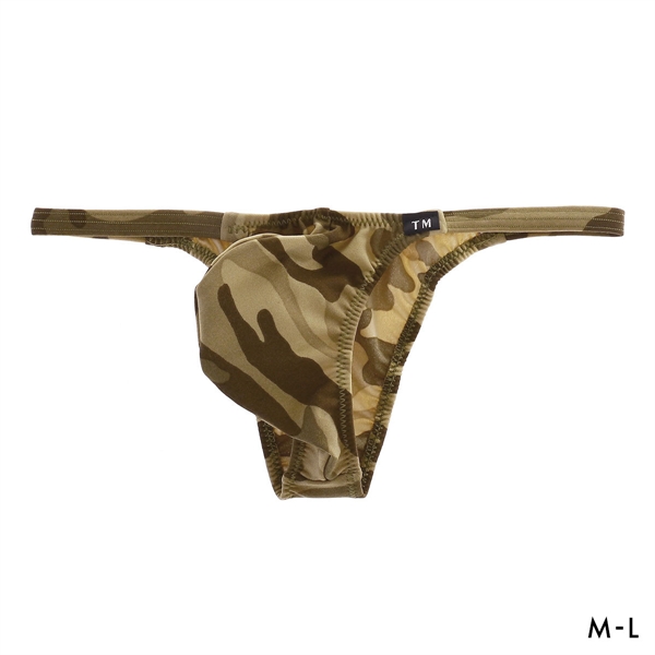 ティーエム コレクション Camouflage Bulge style side string HB ハーフバック ビキニ メンズ 日本製 TM collection