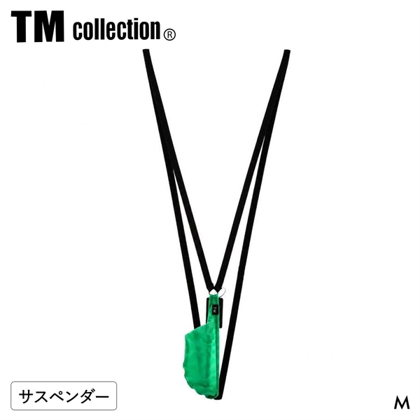 ティーエム コレクション STRIKESKIN x WET bicolor サスペンダー メンズ TM collection 日本製