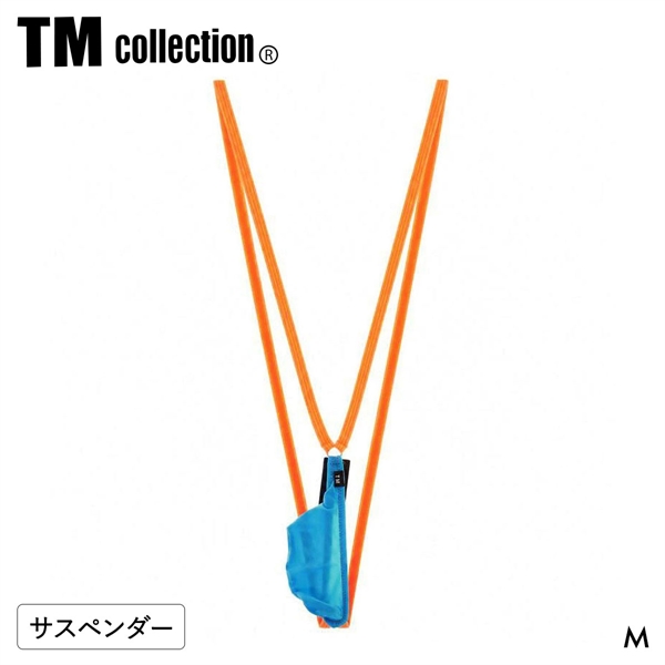 ティーエム コレクション STRIKESKIN x WET bicolor サスペンダー メンズ TM collection 日本製