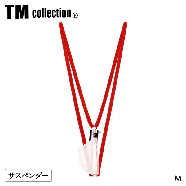 ティーエム コレクション STRIKESKIN x WET bicolor サスペンダー メンズ TM collection 日本製