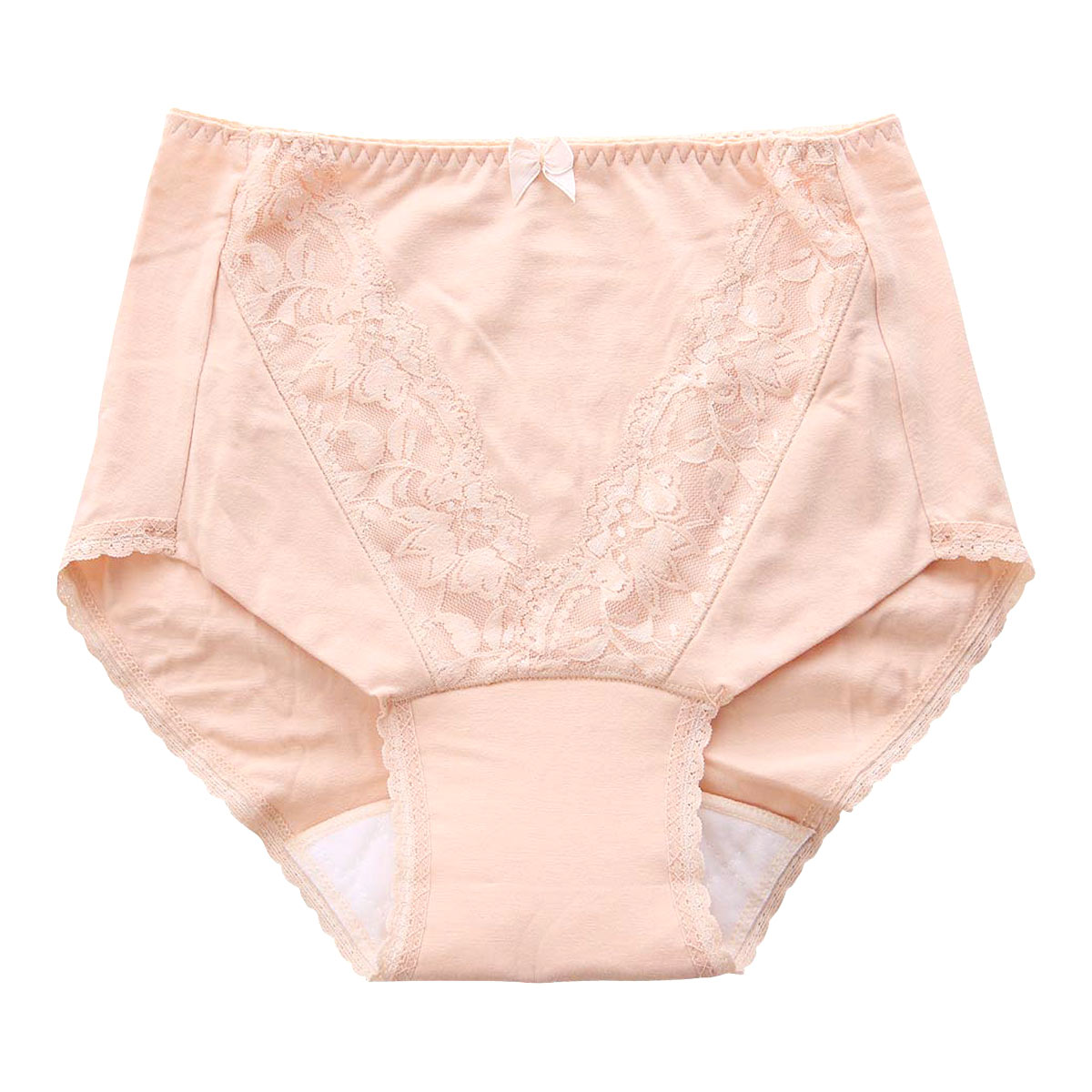 失禁対応 安心ショーツ 吸水布付き 消臭制菌 M L LL 3L(SP-サーモンピンク-M)