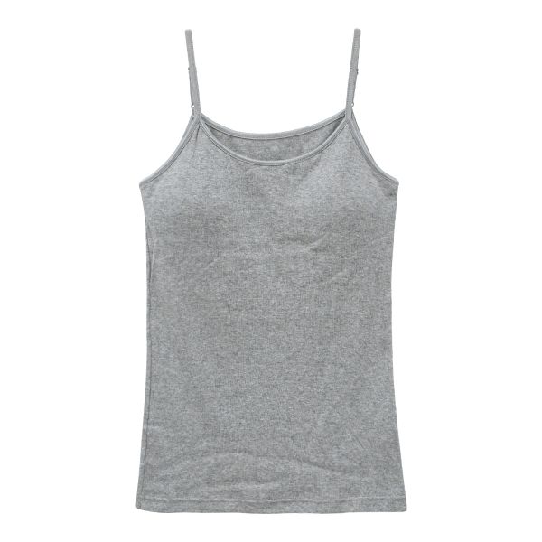 素肌にやさしくフィット カップ付き キャミソール インナー レディース 綿100％ ブラトップ M L LL 3L