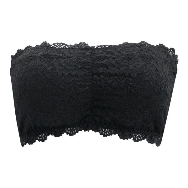レース チューブブラ ボリュームパッド入り バンドゥ バンドゥブラ ブラカバー