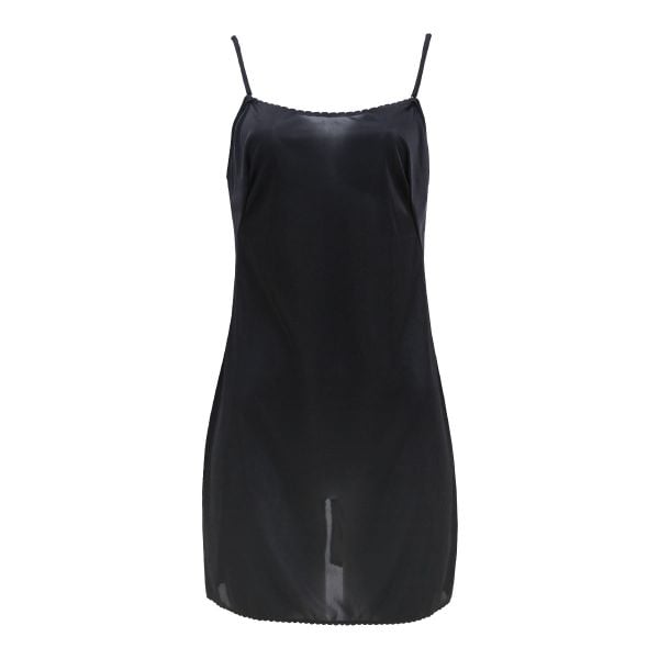 シンプル ロングスリップ 80丈 ペチコート ワンピース レディース