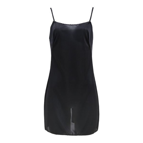 シンプル ロングスリップ 80丈 ペチコート ワンピース レディース