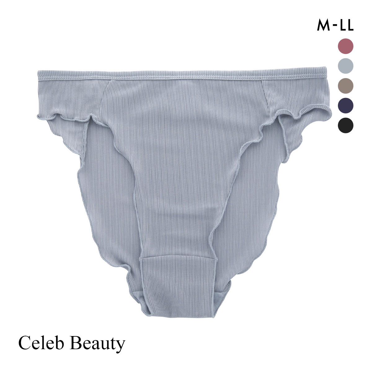 セレブビューティー Celeb Beauty ストレスFREEショーツ 足口開放 ふんどしショーツ リラックス むくみ 黒ずみ 締めつけ 温活(GY-グレー-M)