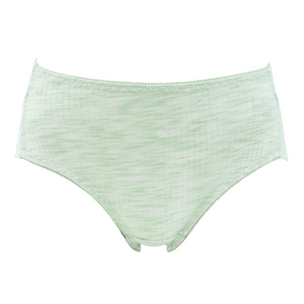 お肌に優しい レーヨン混 なめらか バックレース リブショーツ M L LL スタンダード ショーツ 大きいサイズ おしりすっぽり 単品