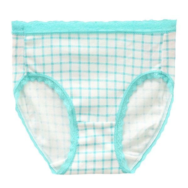 綿100％ ショーツ M L LL スタンダード チェック柄 大きいサイズ 単品 コットン100 まとめ買い プチプラ