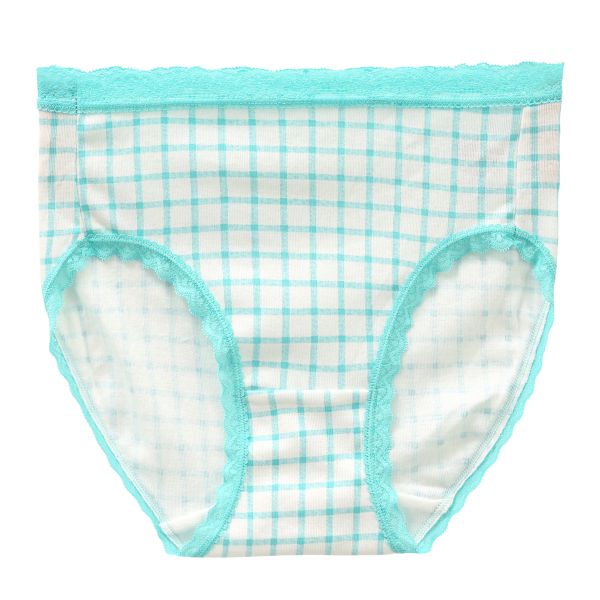綿100％ ショーツ M L LL スタンダード チェック柄 大きいサイズ 単品 コットン100 まとめ買い プチプラ