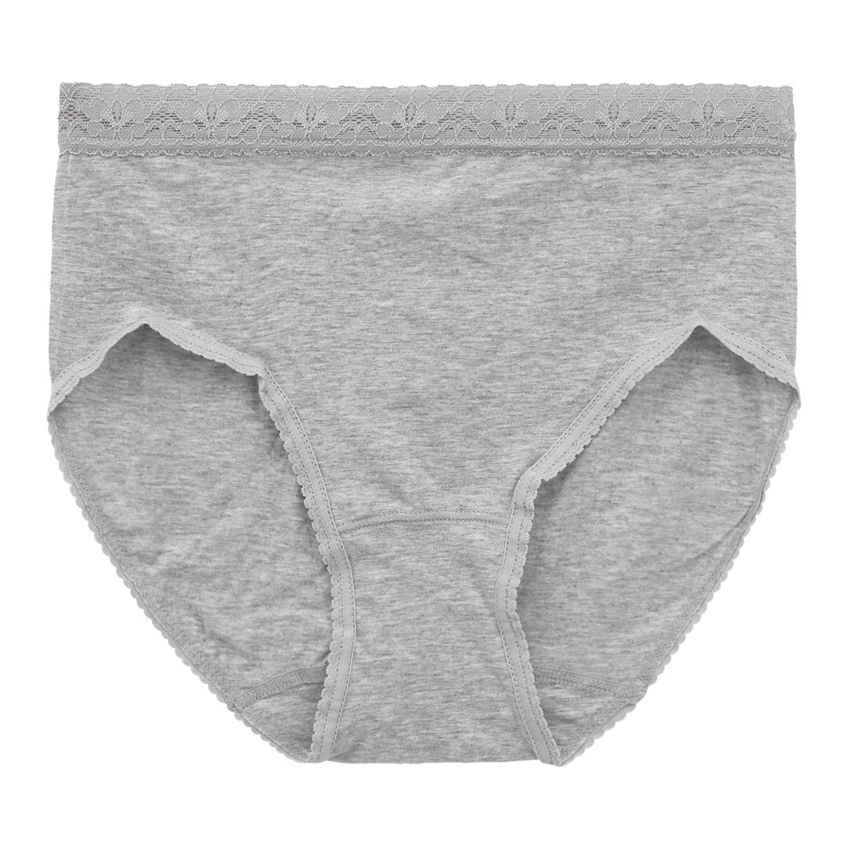 ヒップ自慢 レース スタンダード ショーツ M L LL 大きいサイズ 単品(GY-グレー-M)