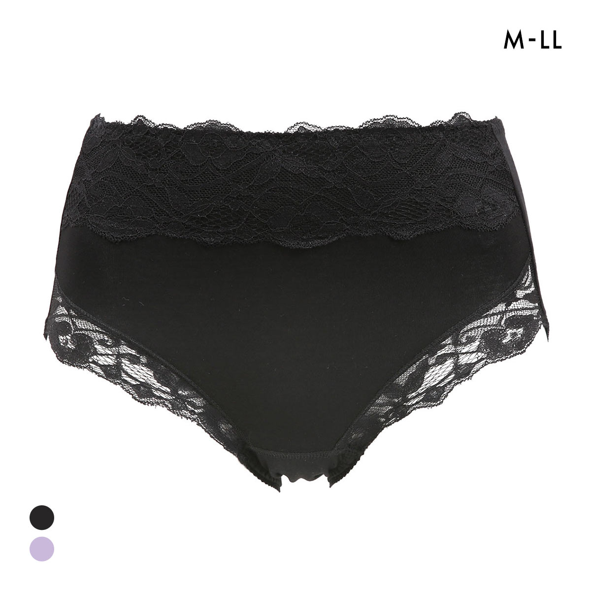 骨盤サポート ショーツガードル M L LL 綿混ショーツ 1枚履きOK 美尻 ヒップアップ 大きいサイズ 綿混 コットン混(BK-ブラック-M)