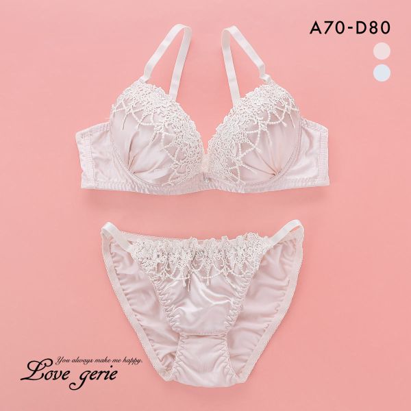 ラブジェリー モアシャンデリア ブラセット ABCD 盛り胸 Wパッド 厚盛り 谷間ブラ バストアップ 脇寄せ Love gerie