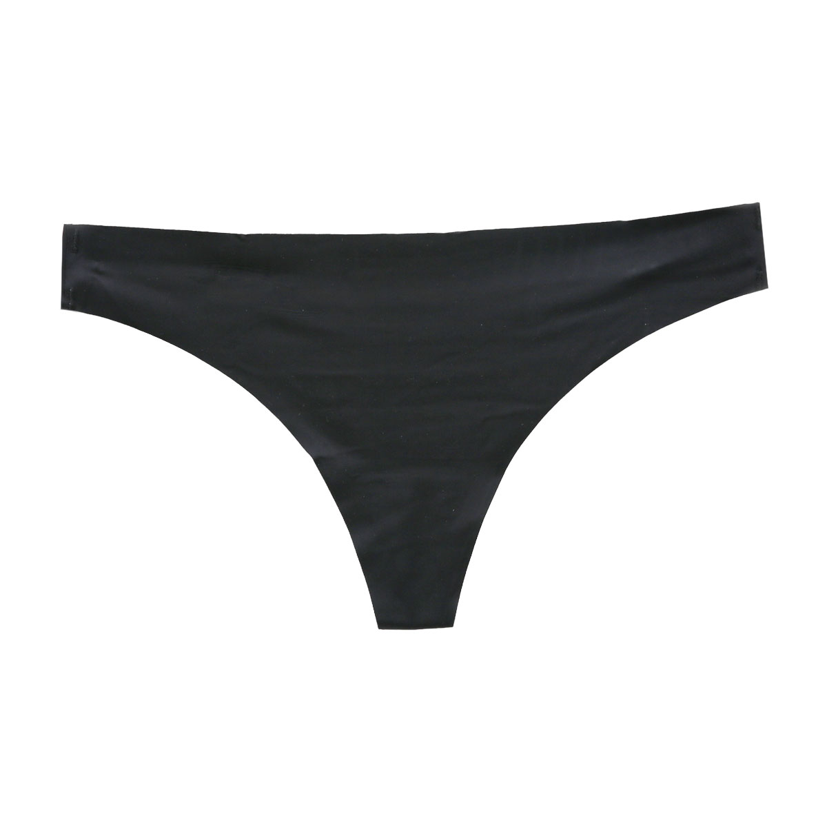 素肌のようにフィット シームレススキンショーツ Tバック M ひびきにくい くいこみにくい むくみ 締めつけ 黒ずみ 単品(BK-ブラック-M)