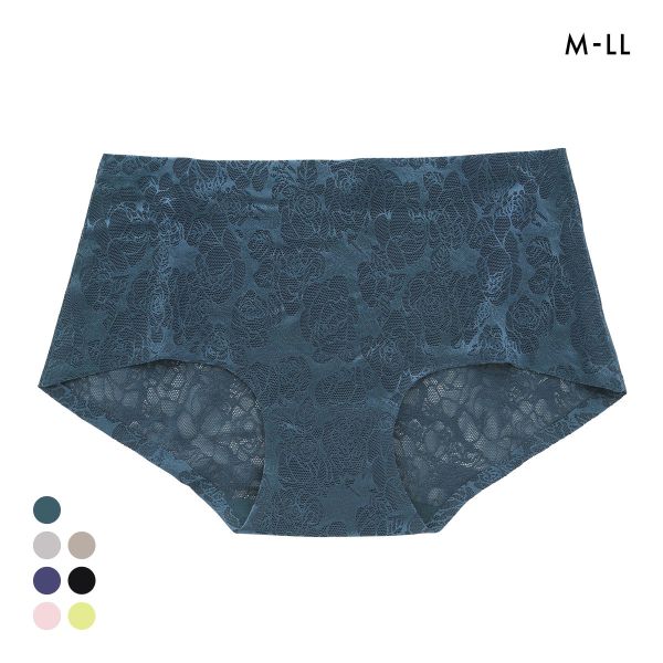 ジャガード プレミアム コンフォート ショーツ M L LL シームレス レース ひびきにくい 単品