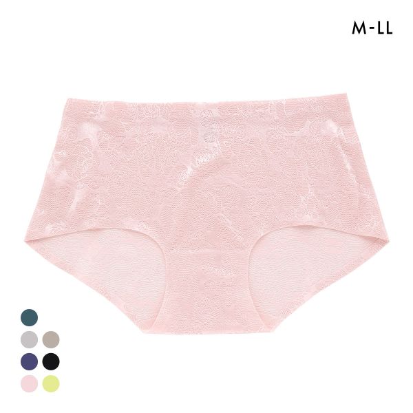 ジャガード プレミアム コンフォート ショーツ M L LL シームレス レース ひびきにくい 単品