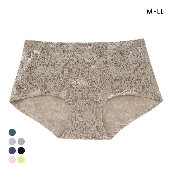 ジャガード プレミアム コンフォート ショーツ M L LL シームレス レース ひびきにくい 単品