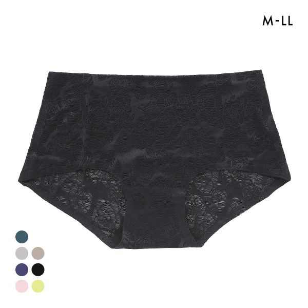 ジャガード プレミアム コンフォート ショーツ M L LL シームレス レース ひびきにくい 単品