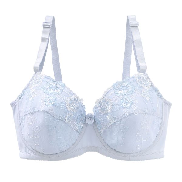 大きなお胸もしっかりサポート！脇高設計グラマーカップワイヤーブラ DEF75-90 ブラジャー 3/4カップ 単品 脇肉 ハミ肉