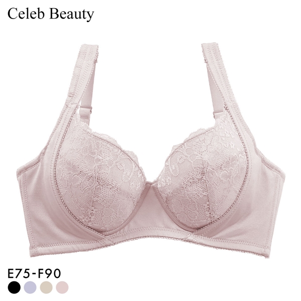 セレブビューティー Celeb Beauty 脇高設計 サイドアップワイヤーブラ ブラジャー フルカップ 単品 EF 大きいサイズ グラマー