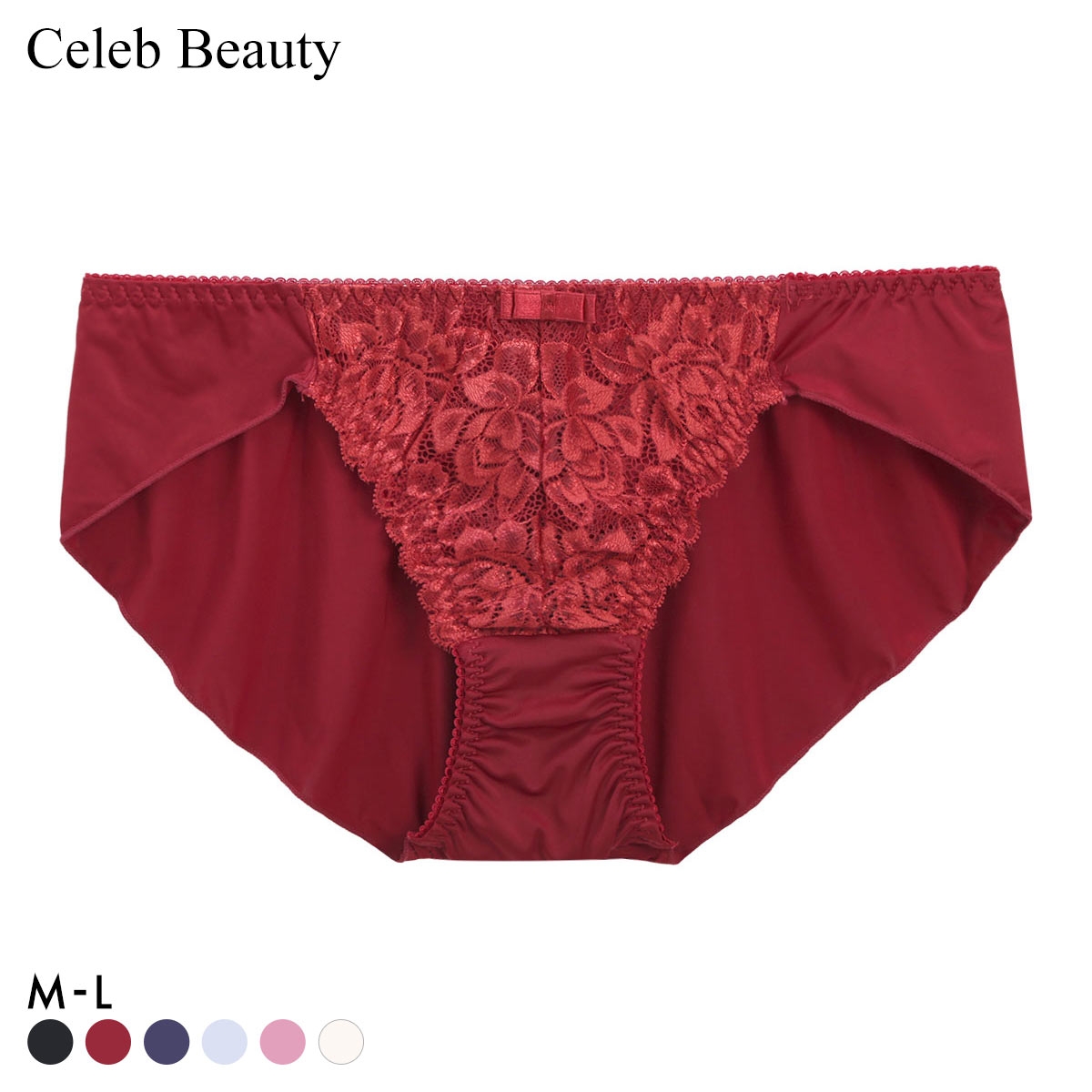 セレブビューティー Celeb Beauty フリパン スタンダード ショーツ リラックス M L 単品(RE-レッド-M)
