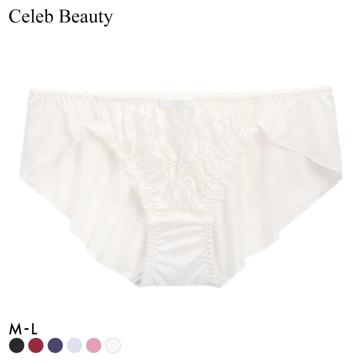 セレブビューティー Celeb Beauty フリパン スタンダード ショーツ リラックス M L 単品(WH-ホワイト-M)
