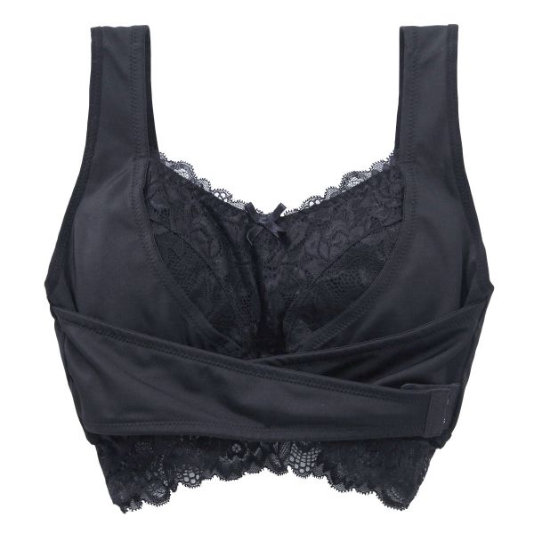 セレブビューティー Celeb Beauty 毎日ナイトブラ ブラジャー ハーフトップ ノンワイヤー フロントホック クロスベルト 育乳 谷間メイク 単品