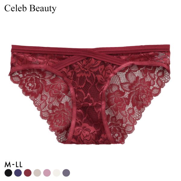 セレブビューティー Celeb Beauty レース ショーツガードル 補正下着 お腹押さえ ソフト 単品 総レース