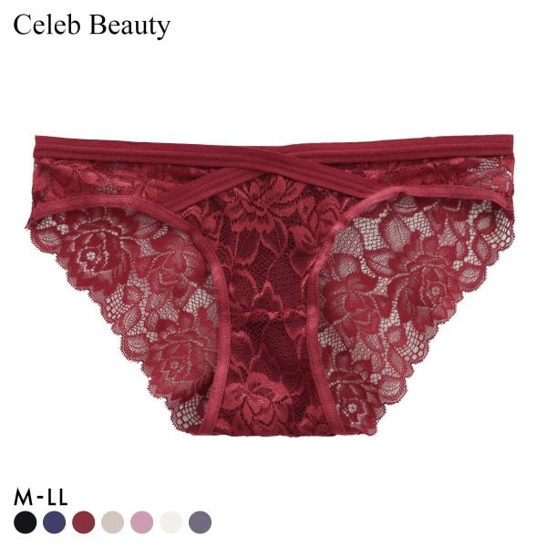 セレブビューティー Celeb Beauty レース ショーツガードル 補正下着 お腹押さえ ソフト 単品 総レース